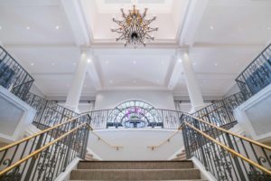 entryway of Frenchman's Creek Beach & Country Club in Palm Beach Gardens Florida by j banks design group