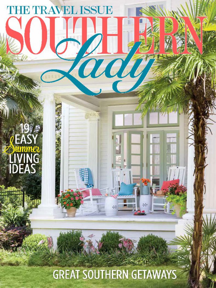 southern lady magazine cover foe the issue featuring joni vanderslice book southern coastal living