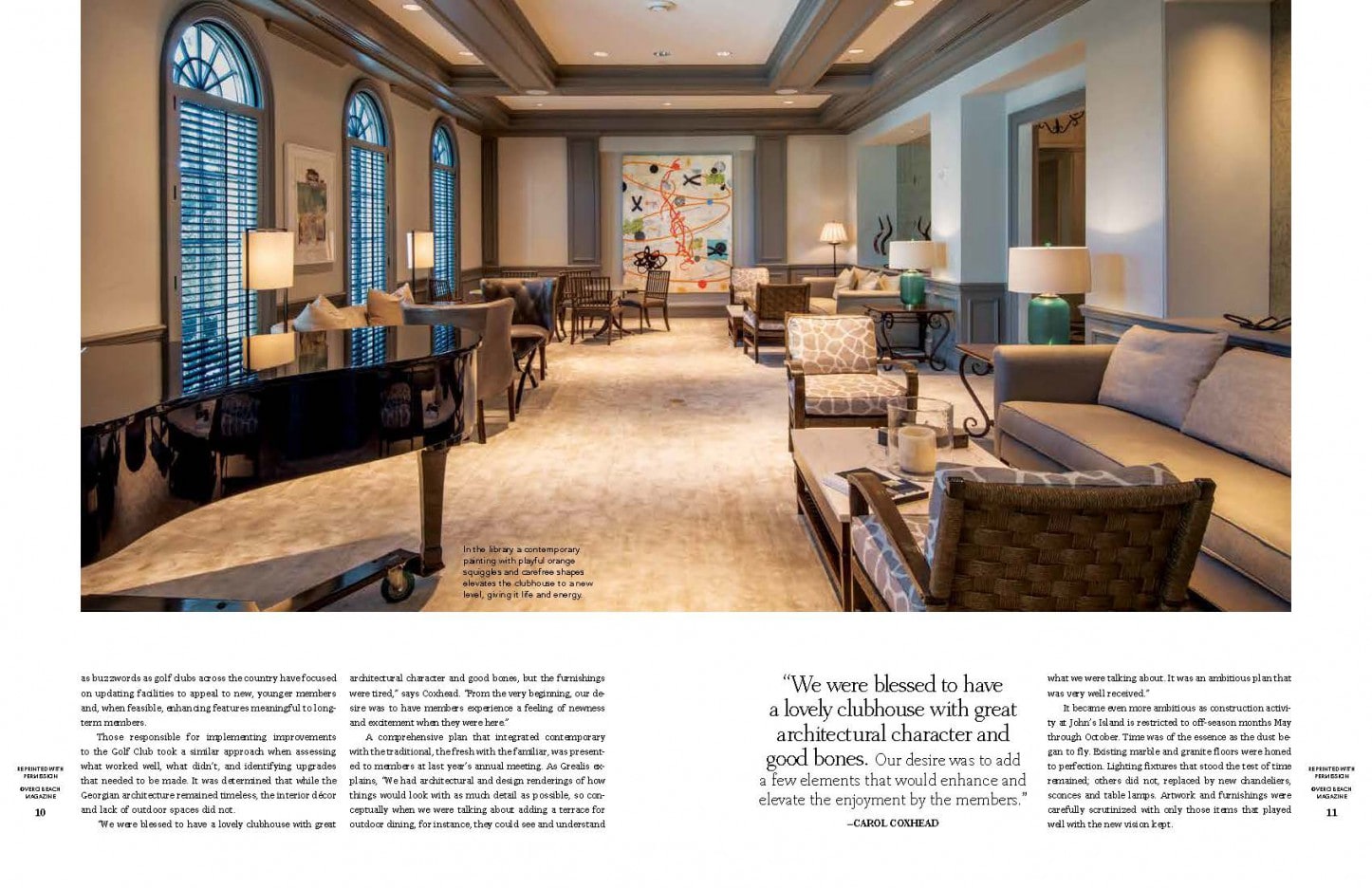 john's island club redesign in vero beach with interiors by j banks design group