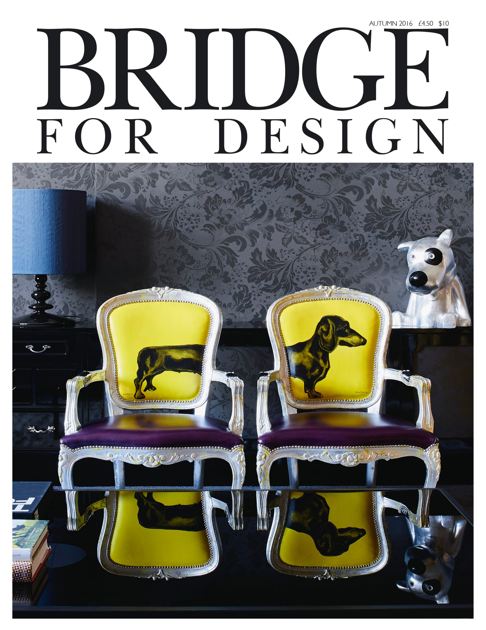 cover bridge for design magazine including an article interviewing joni vanderslice