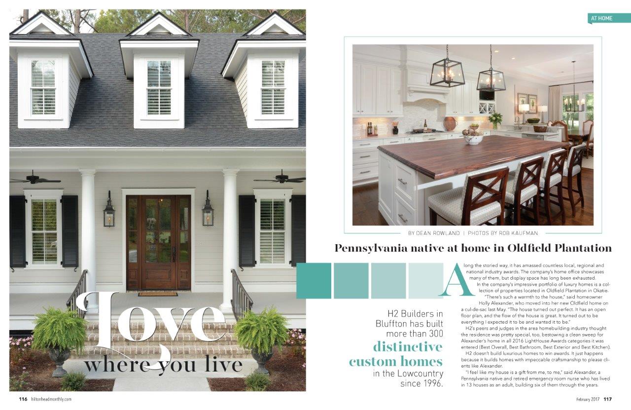 love where you live article in hilton head monthly features a pennsylvania home by j banks design group