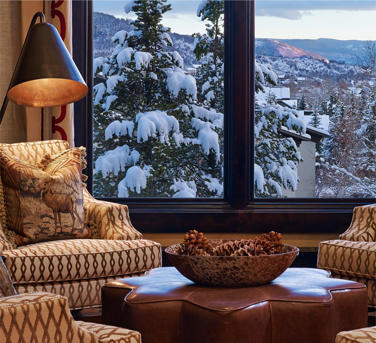 mountain interior design by j banks design group brings comforting interiors to the heart of ski country