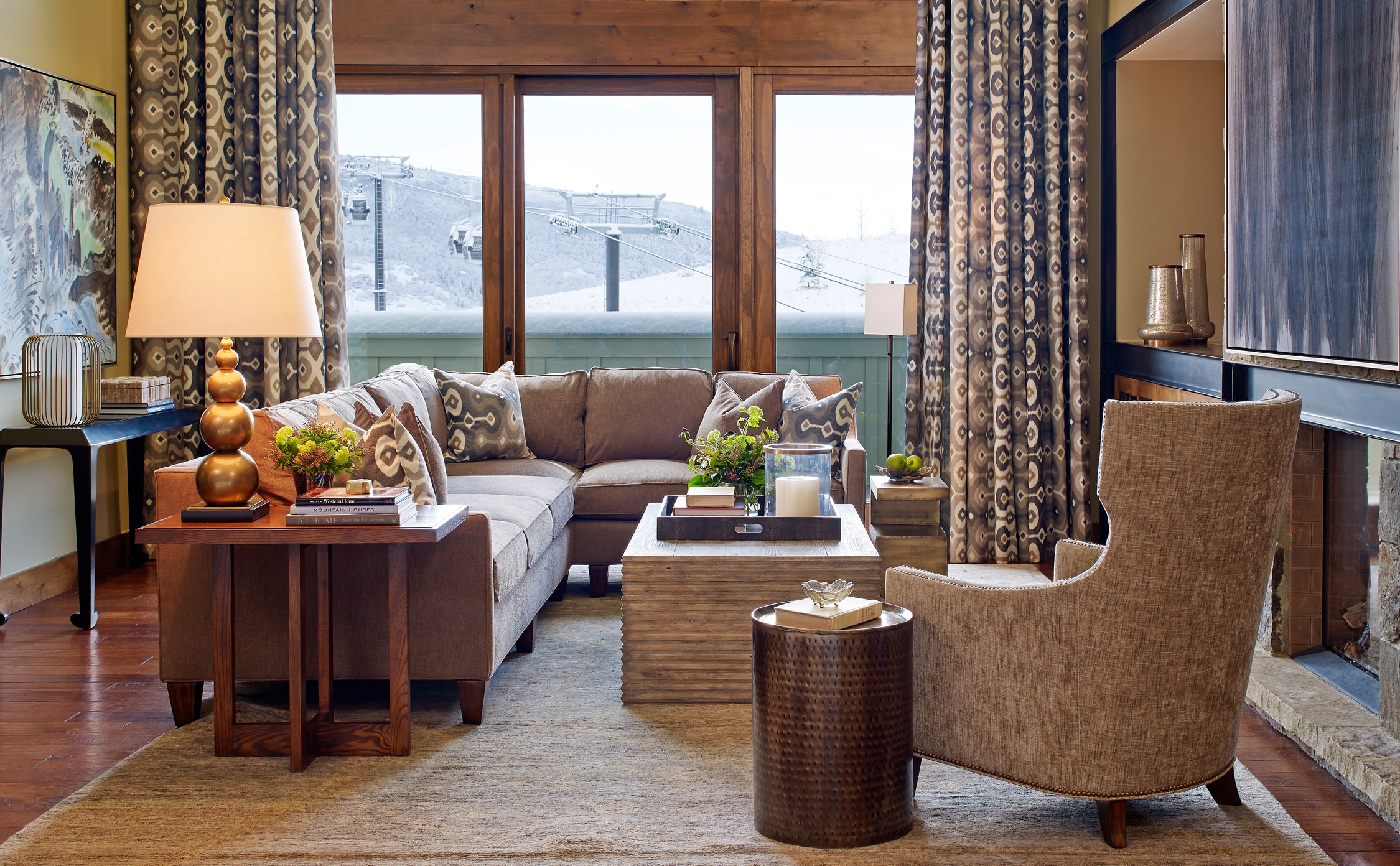 steamboat springs designer living spaces like this living room by j banks design offer incredible views
