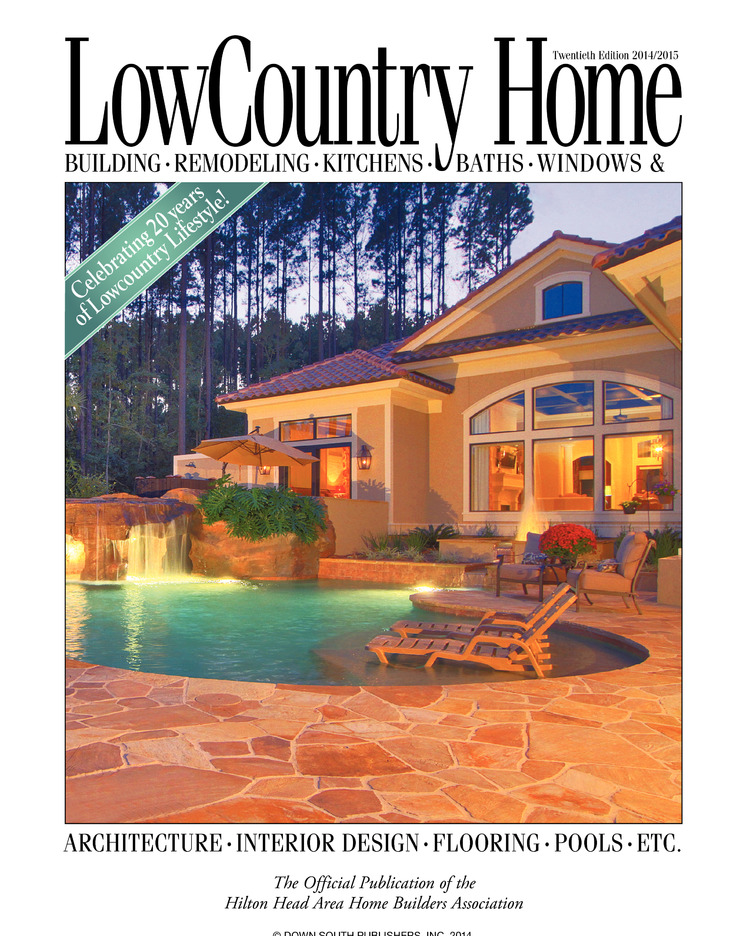 cover lowcountry home magazine featuring idea houses including ones by j banks design