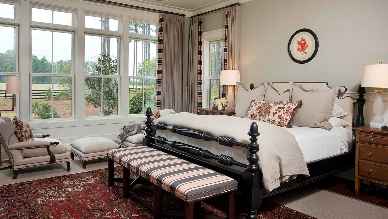 luxury interior design by the j banks design group includes residential master bedrooms in warm traditional styles