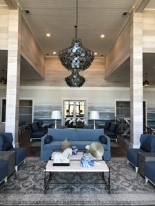 shelter cove waterwalk apartments by j banks design includes this seating area under glass chandeliers