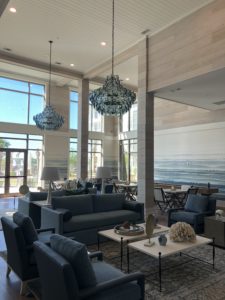 seaside interior design developed by j banks design group at shelter cove that features ocean-inspired decor elements
