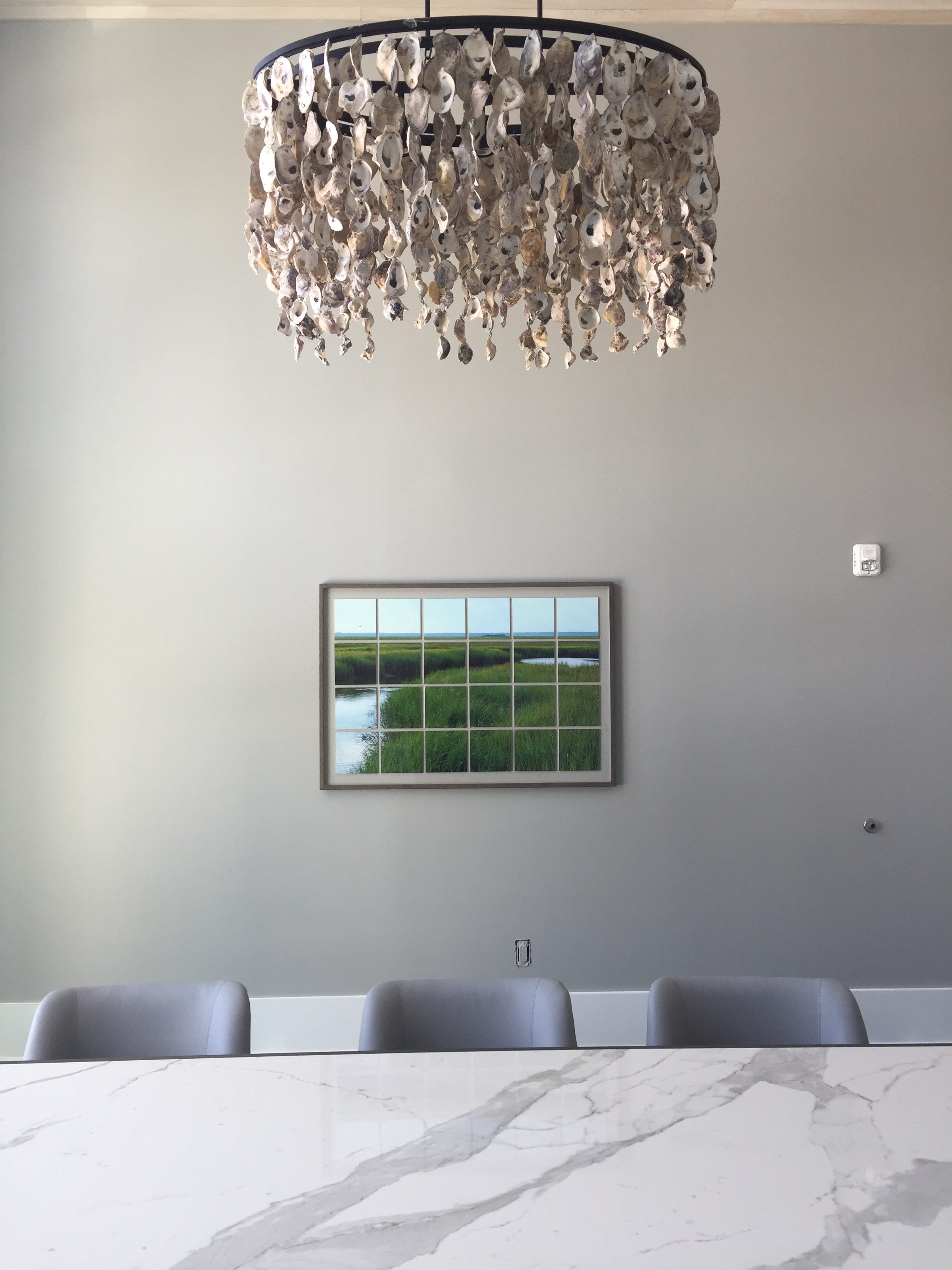 Oyster Shell Pendant Shelter Cove Apartments J Banks