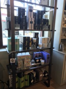 Scented candles in this vignette were sourced by J Banks Design Group