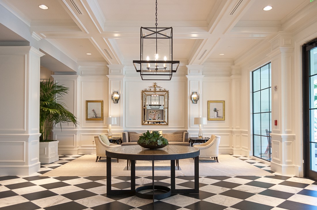 johns island club foyer by j banks design group has a chic sophistication befitting a luxury resort