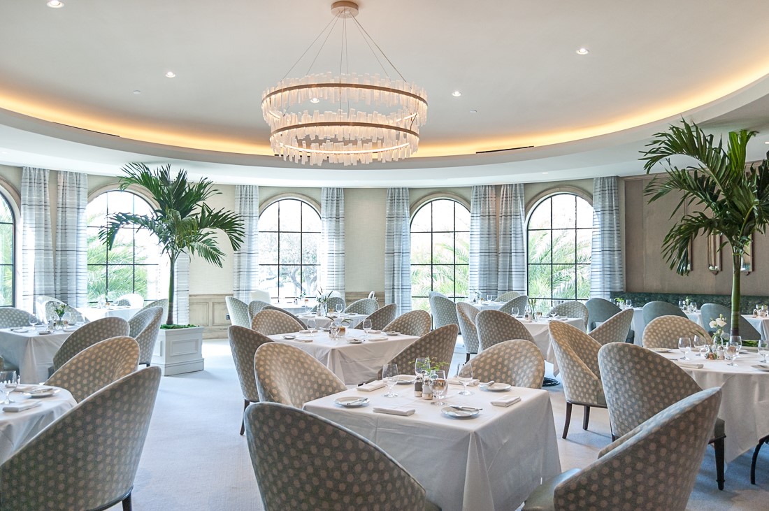 clubhouse dining room renovation at johns island club by j banks design group