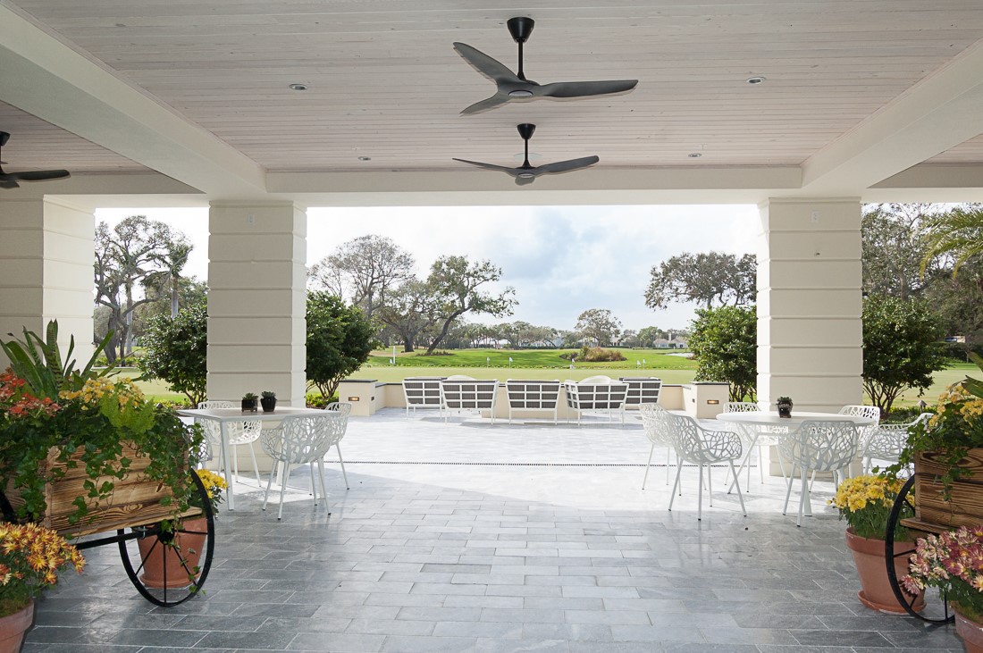 vero beach patio design at the johns island club created by j banks design group