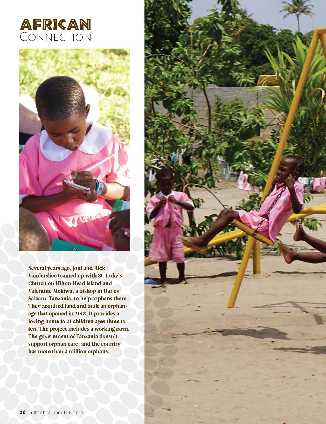 Children playing at the Valentine Project, a safe haven for children in Tanzania, Africa