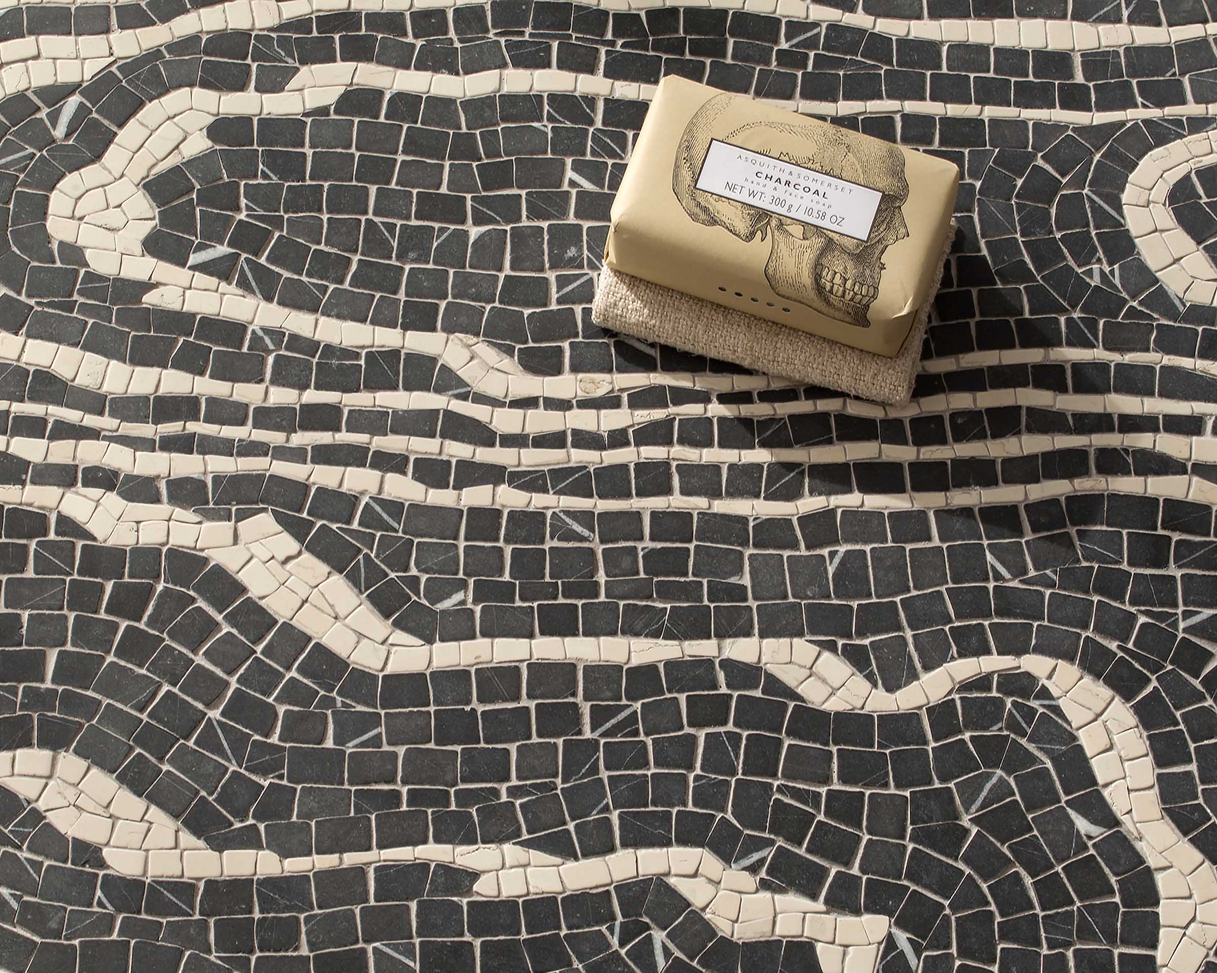 Mlima stone mosaic tile designed by Joni Vanderslice for New Ravenna