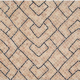 Kuba Stripe pattern of mosaic tile designed by joni vanderslice for New Ravenna