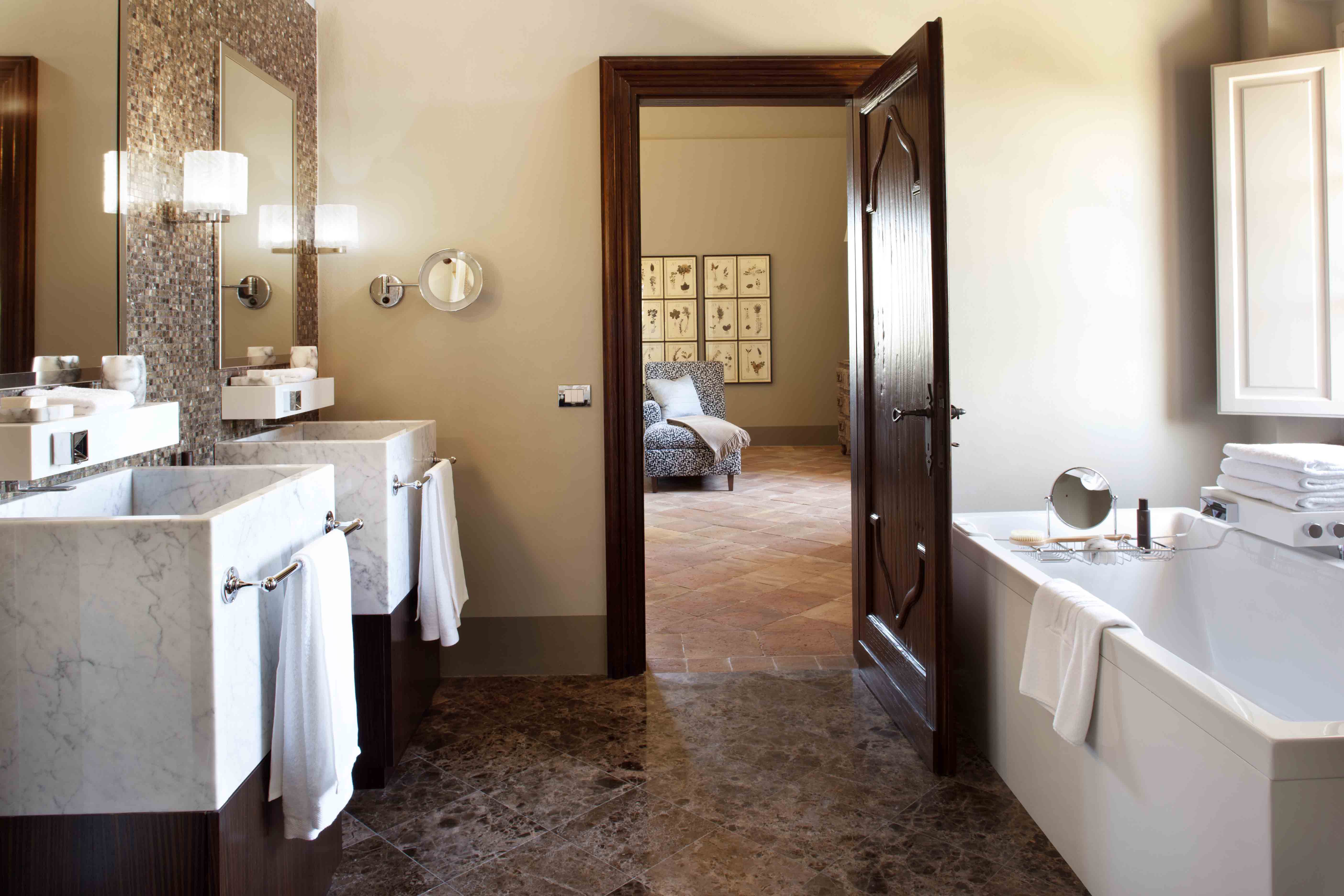 top resort hotel in europe Castello di Casole has interiors designed by j banks design
