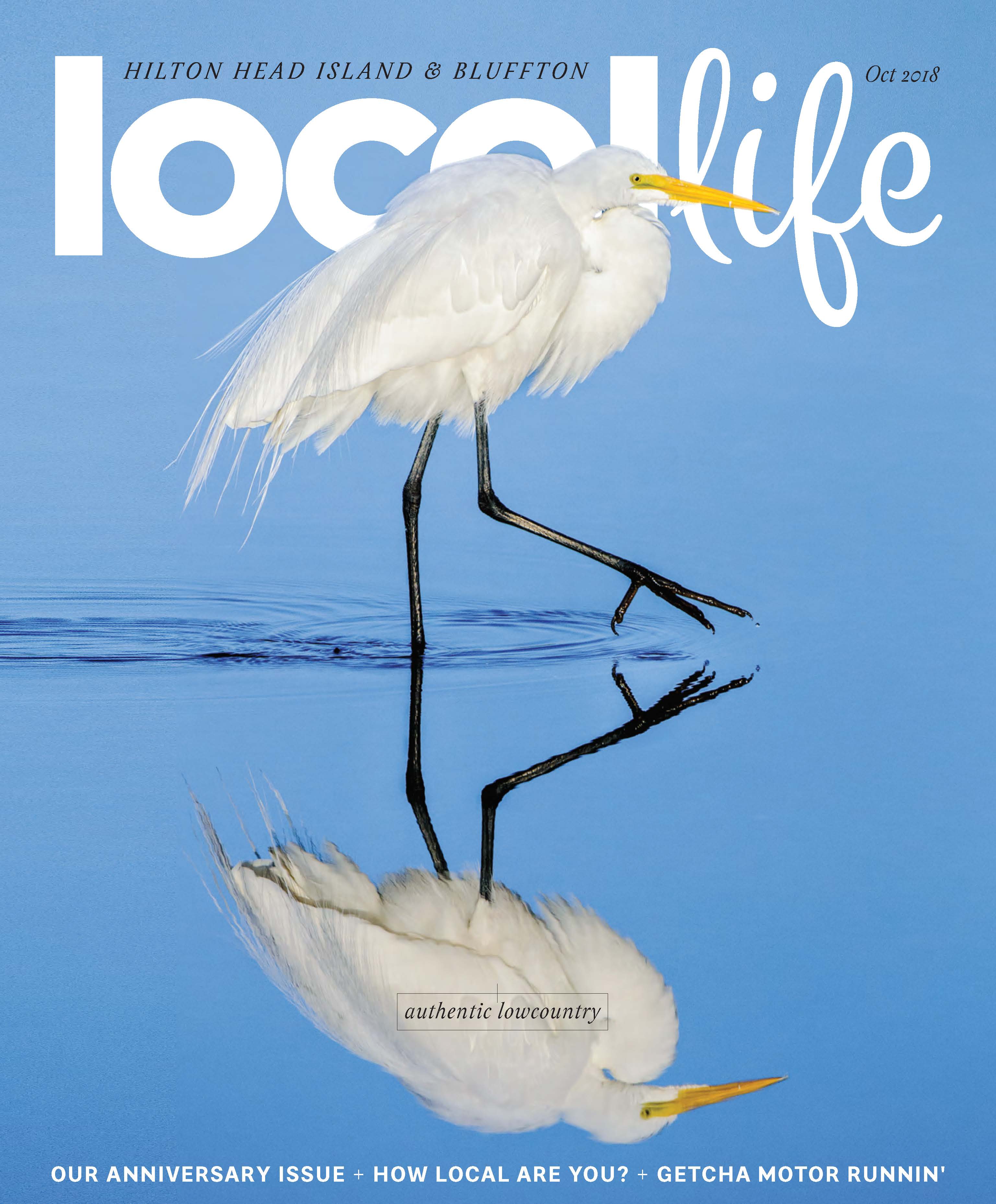 the cover of Local Life magazine October 2018 issue