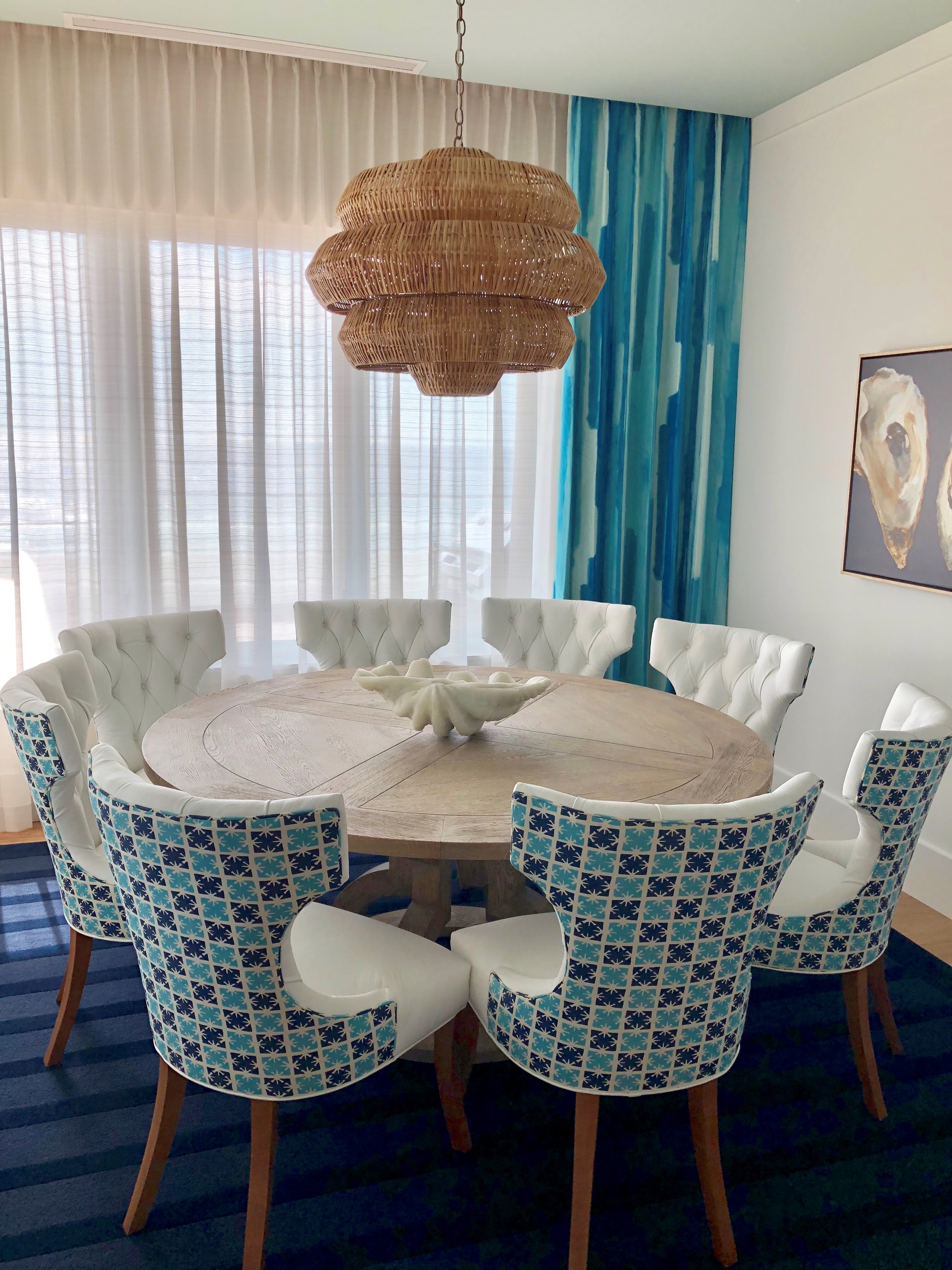 breakfast room at the timbers in kiawah island designed by the J. Banks Design Group