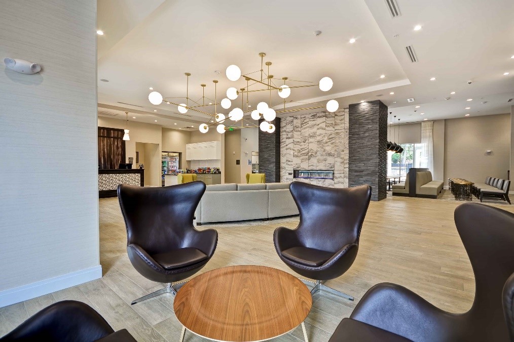 Homewood Suites Lobby J Banks Design Group