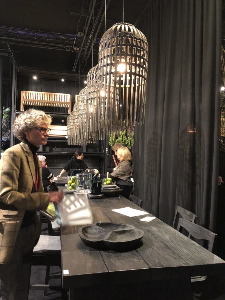 uniquely designed elemental pendants at Maison et Objet in Paris