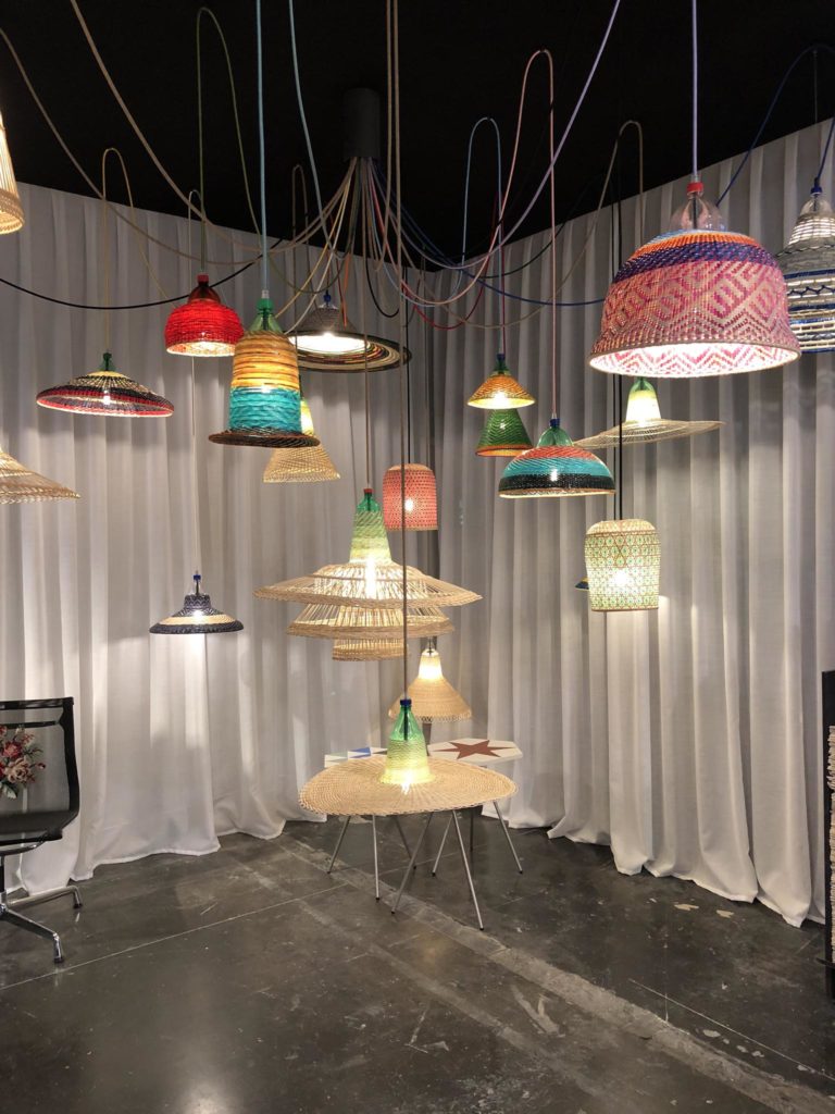 finding colorful lighting with a low-country vibe during Maison et Objet in Paris