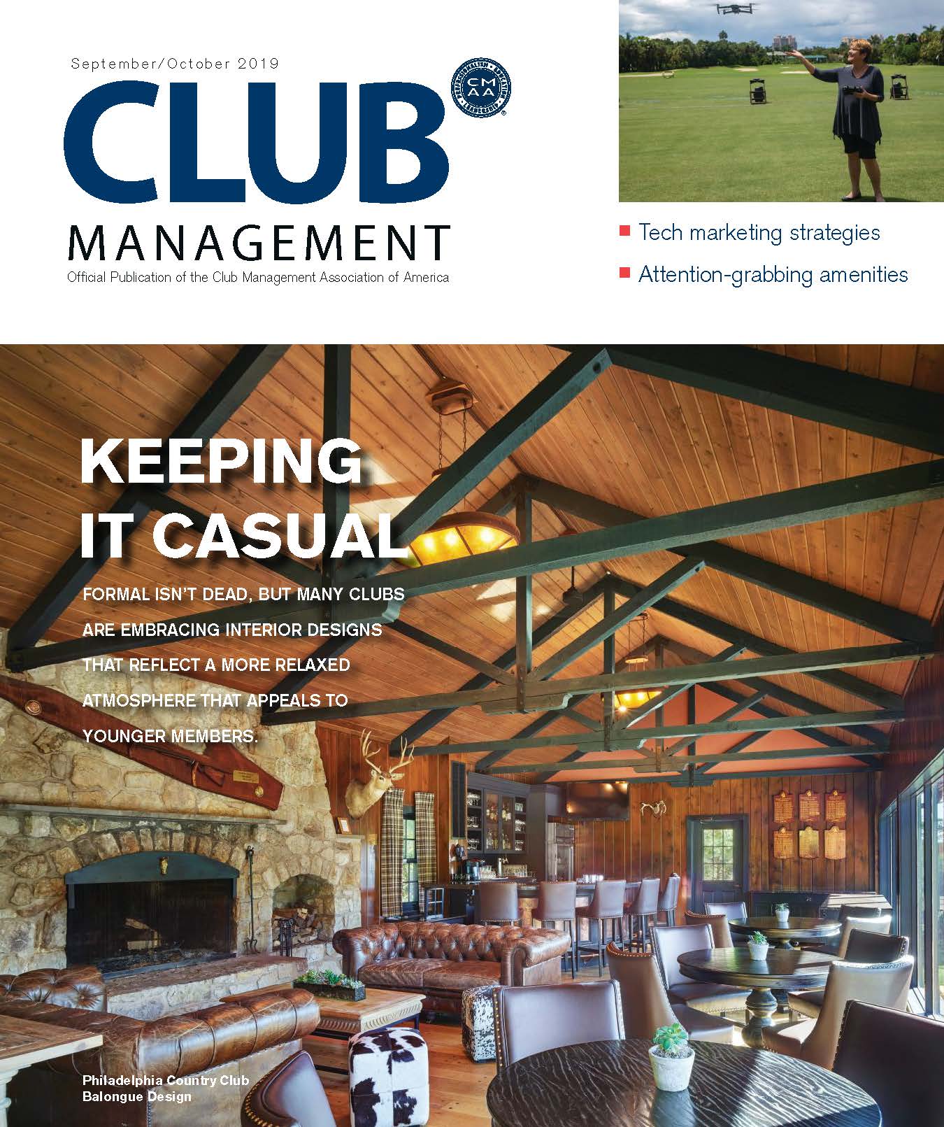 CMAA Club Management features J Banks Design clubhouse