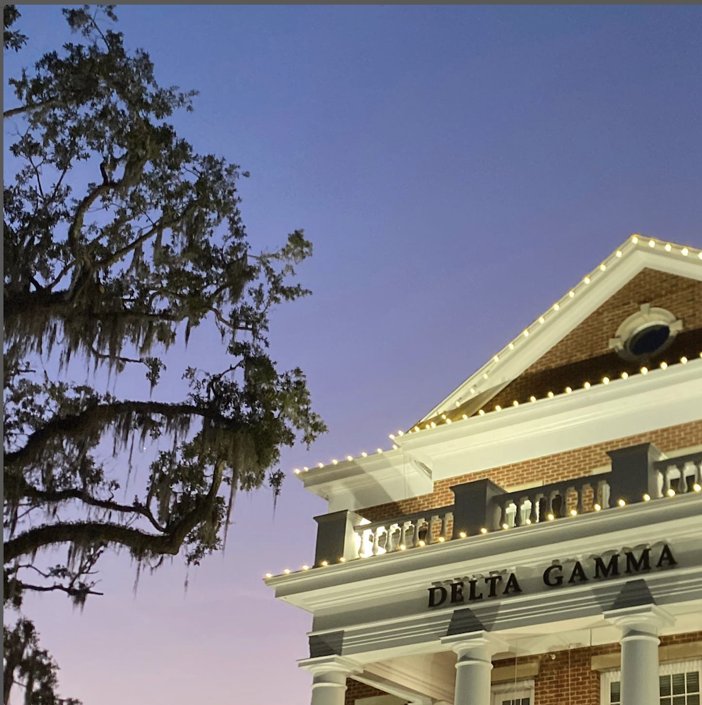 The Delta Gamma Sorority House at the University of Florida, Gainesville.